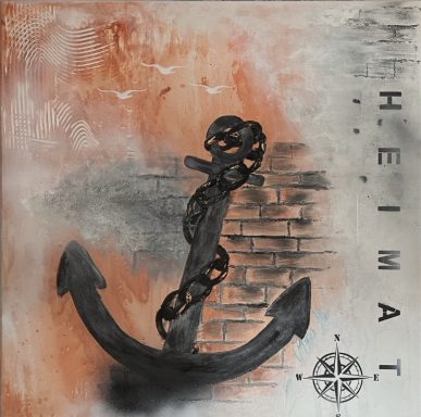 Heimat- ausgestellt Galerie kunstvoll in Barth Acryl