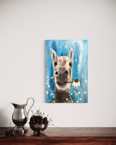 Esel- gespendet Acryl