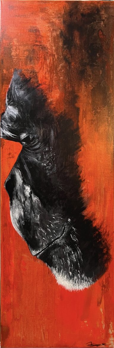 Stille Kraft- verfügbar Acryl