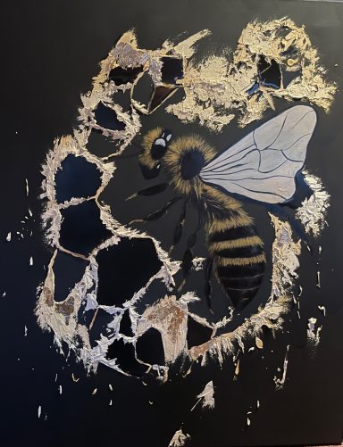 BEE-verkauft Acryl/ Gold / Acrylpaste